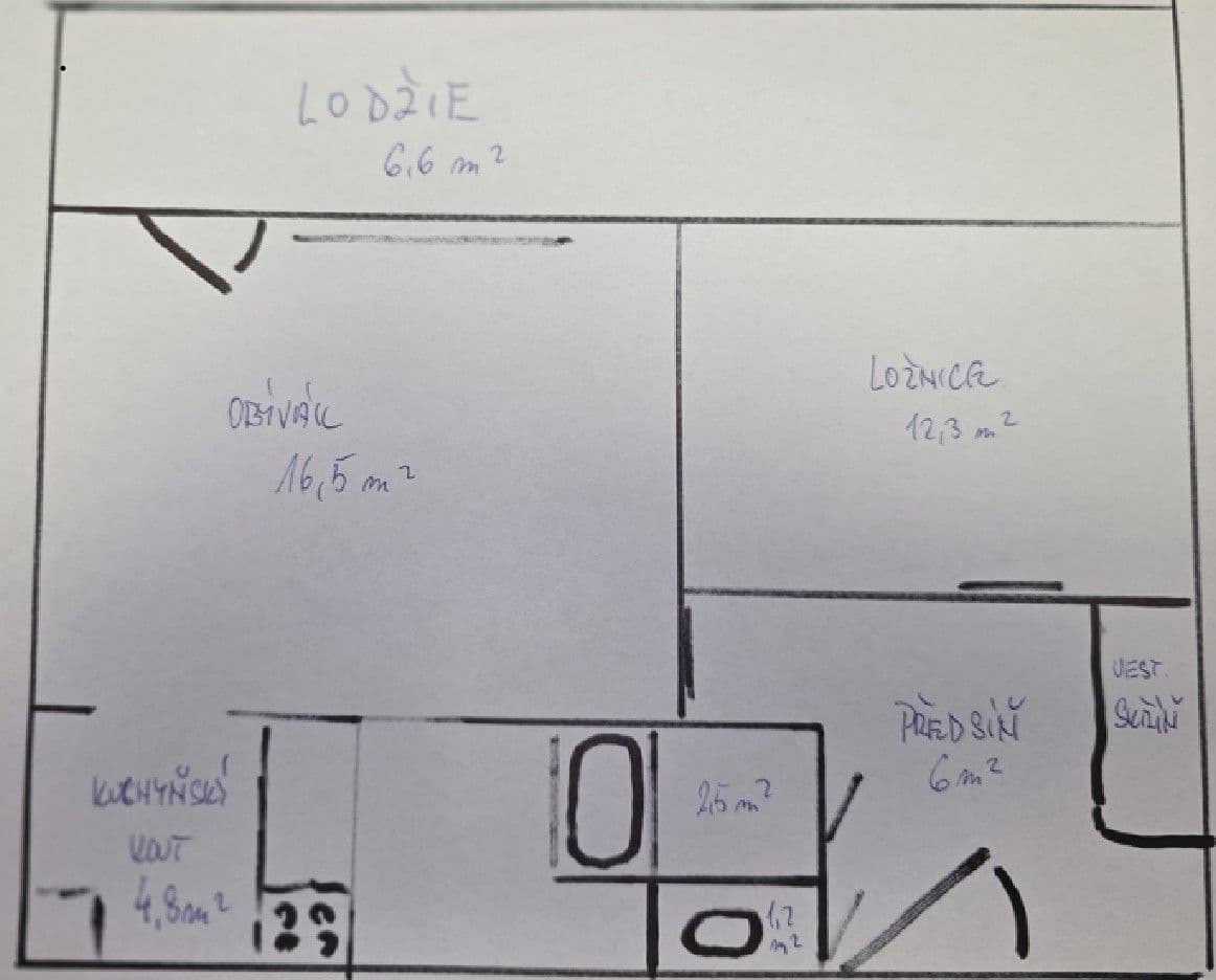 1 bedroom with open-plan kitchen flat to rent, 49 m², Na Záhonech, Prague, Prague 1 bedroom with open-plan kitchen flat to rent, 49 m², Na Záhonech, Prague, Prague