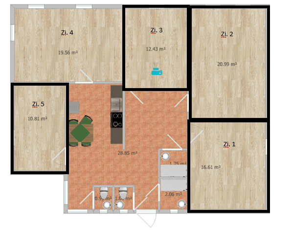 5 bedroom flat to rent, 11 m², Neckarstr. 13,, Villingen-Schwenningen, Baden-Württemberg 5 bedroom flat to rent, 11 m², Neckarstr. 13,, Villingen-Schwenningen, Baden-Württemberg