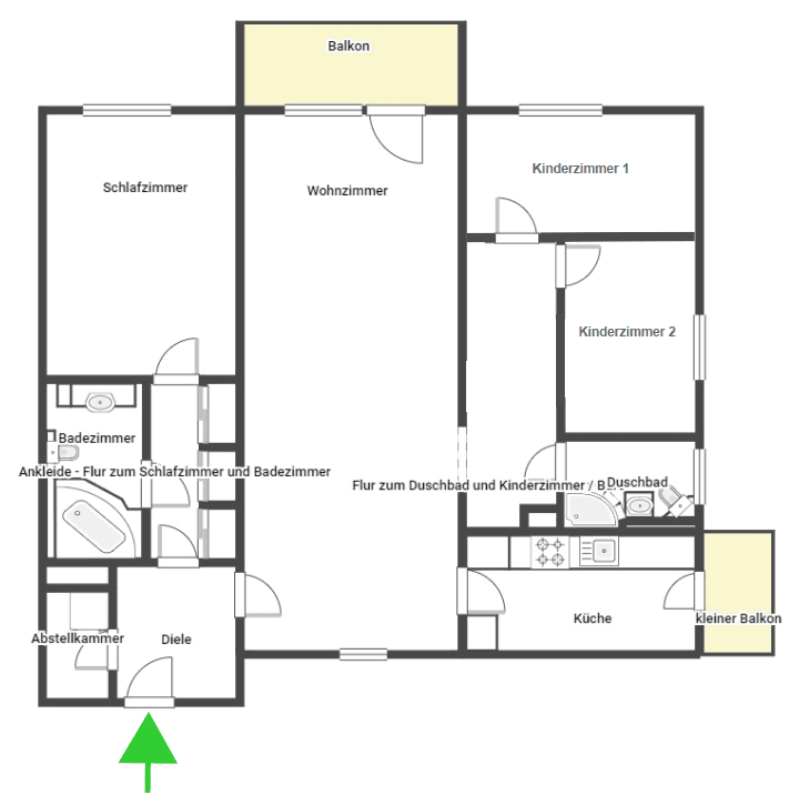 4 bedroom flat to rent, 107 m², Berlinerstrasse 36, Landstuhl, Rhineland-Palatinate 4 bedroom flat to rent, 107 m², Berlinerstrasse 36, Landstuhl, Rhineland-Palatinate