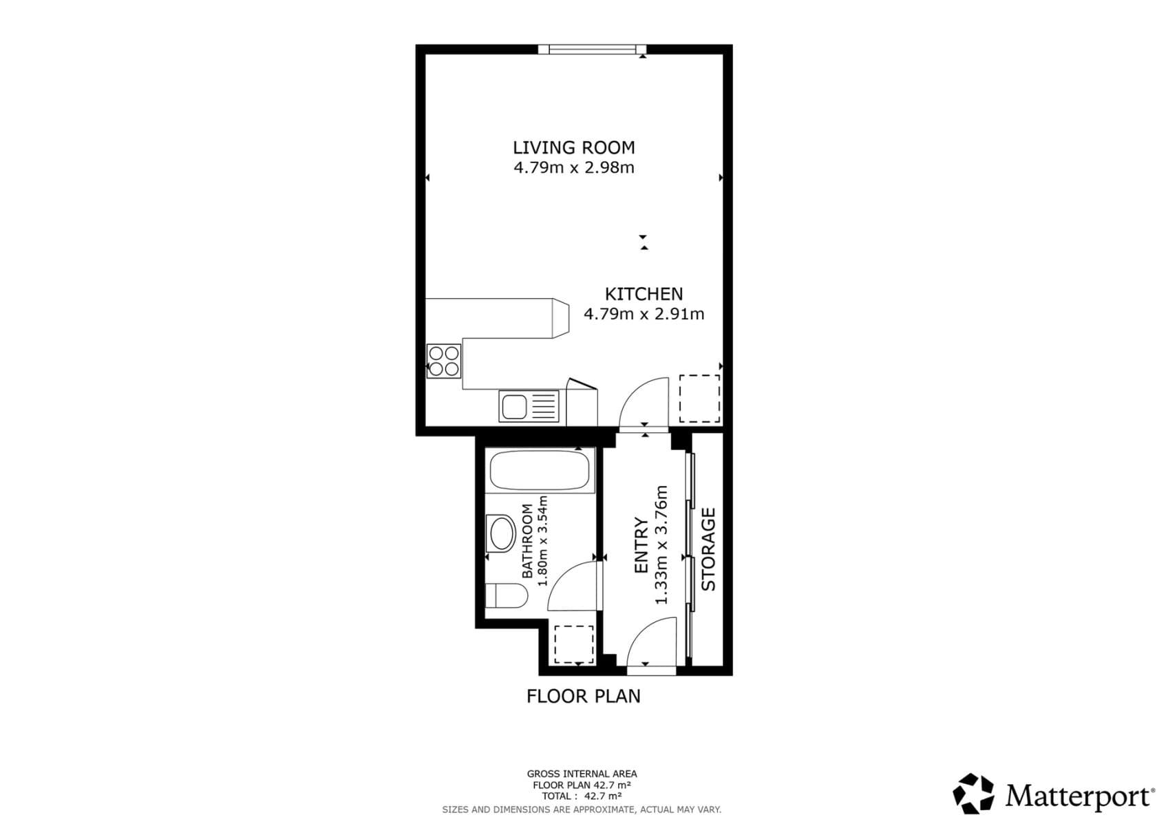 Studio flat to rent, 39 m², Jemnická, Prague, Prague Studio flat to rent, 39 m², Jemnická, Prague, Prague