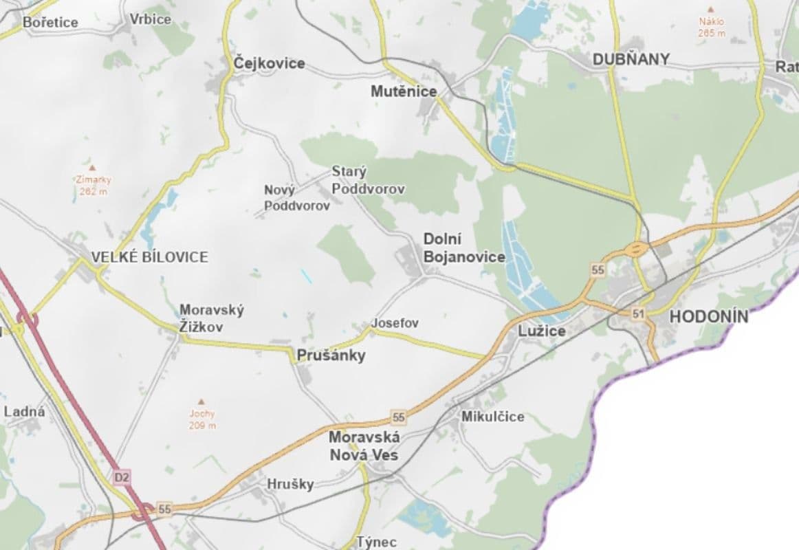 plot for sale, 3,922 m², Josefov, Jihomoravský Region plot for sale, 3,922 m², Josefov, Jihomoravský Region