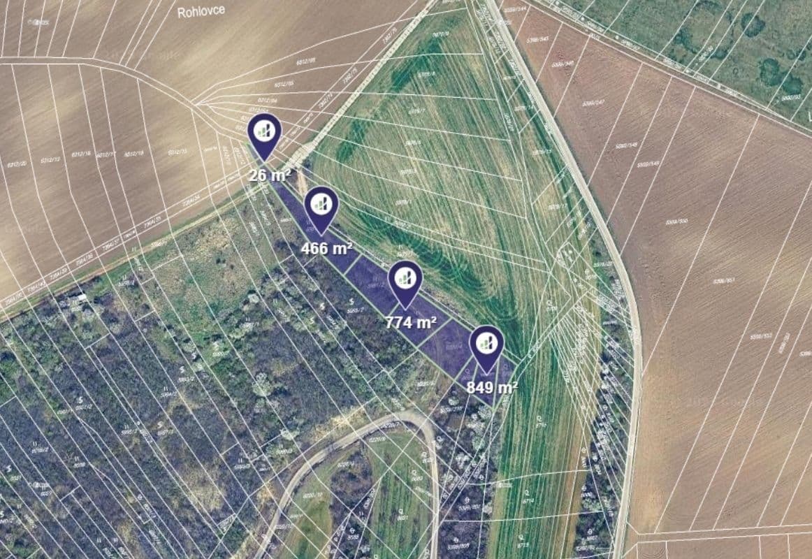 plot for sale, 2,115 m², Dambořice, Jihomoravský Region plot for sale, 2,115 m², Dambořice, Jihomoravský Region