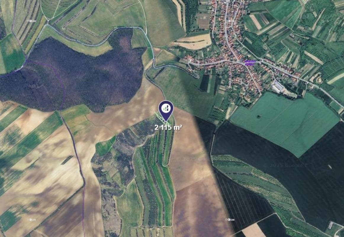 plot for sale, 2,115 m², Dambořice, Jihomoravský Region plot for sale, 2,115 m², Dambořice, Jihomoravský Region