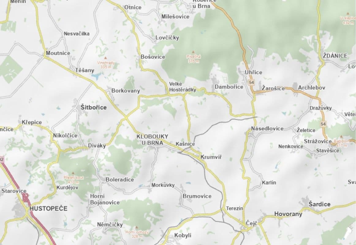 plot for sale, 2,115 m², Dambořice, Jihomoravský Region plot for sale, 2,115 m², Dambořice, Jihomoravský Region