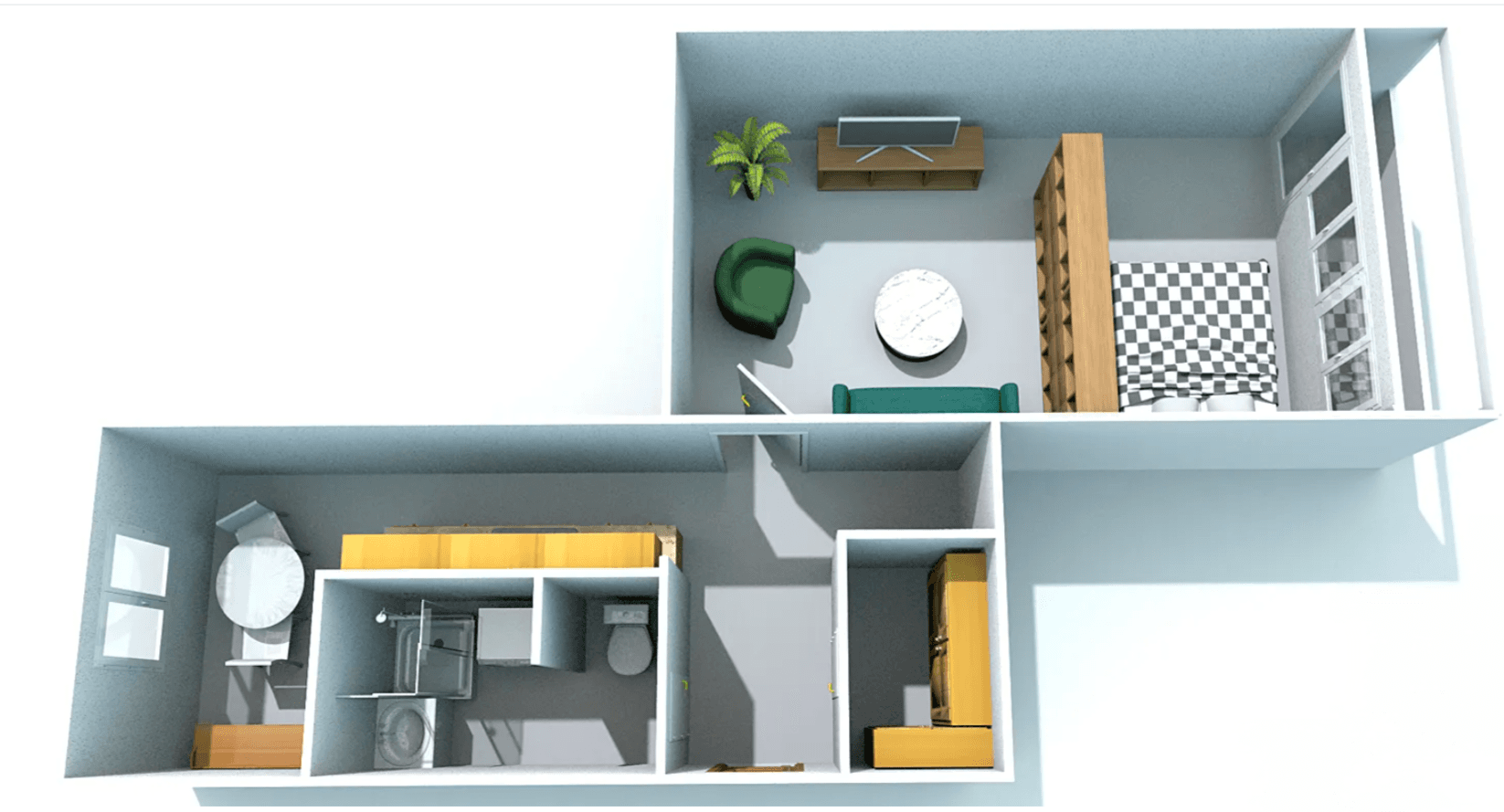 1 bedroom with open-plan kitchen flat to rent, 45 m², Zvonková, Ústí nad Labem, Ústecký Region 1 bedroom with open-plan kitchen flat to rent, 45 m², Zvonková, Ústí nad Labem, Ústecký Region