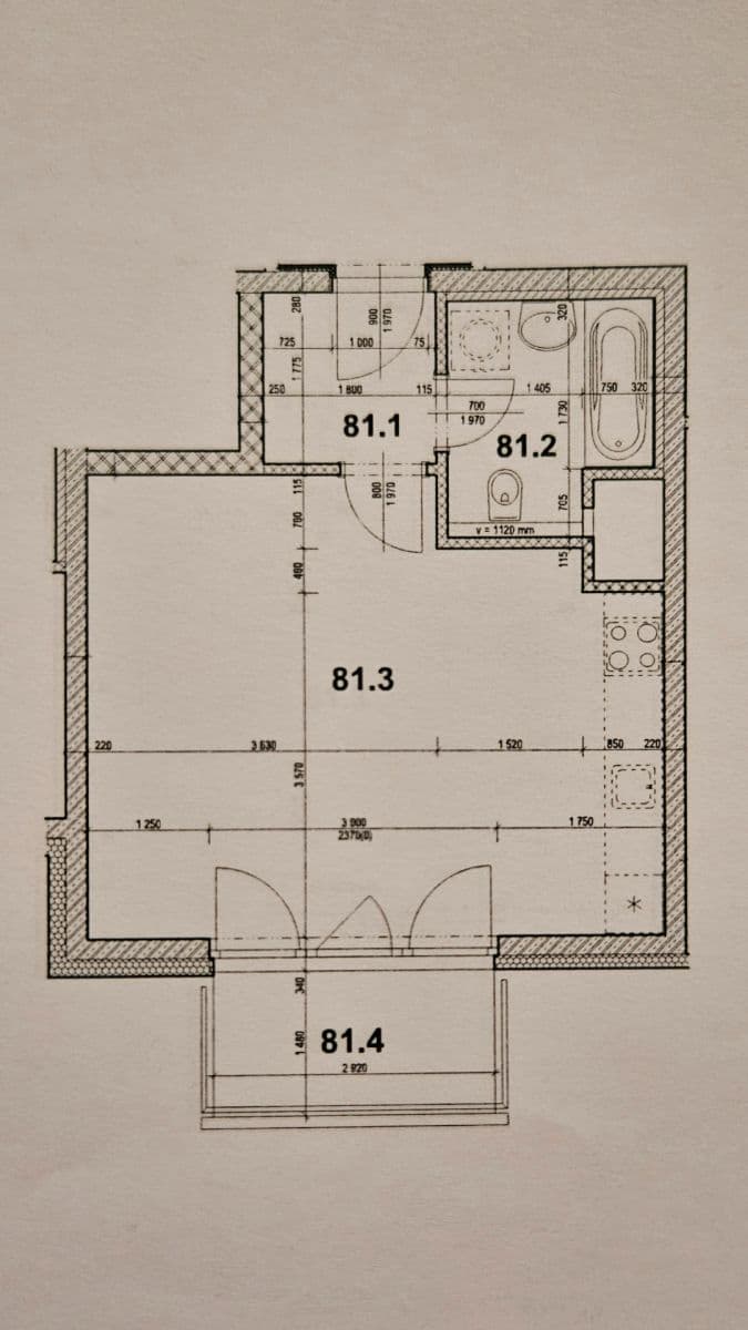 Studio flat for sale, 37 m², Štanderova, Prague, Prague Studio flat for sale, 37 m², Štanderova, Prague, Prague