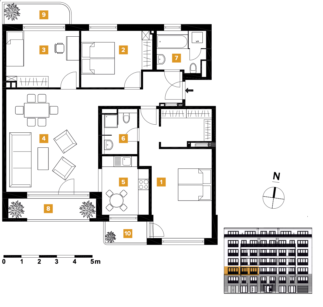 4 bedroom flat for sale, 114 m², Hohenstaufenstraße 9, Berlin, Berlin 4 bedroom flat for sale, 114 m², Hohenstaufenstraße 9, Berlin, Berlin