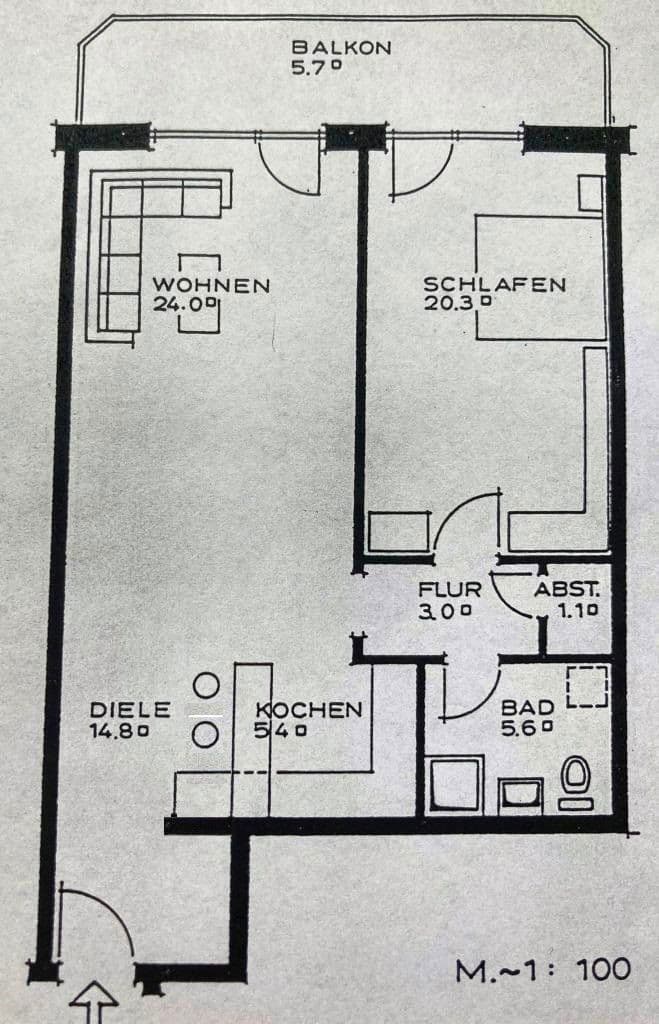 2 bedroom flat to rent, 78 m², Lerchenkamp 22 B, Hamburg, Hamburg 2 bedroom flat to rent, 78 m², Lerchenkamp 22 B, Hamburg, Hamburg