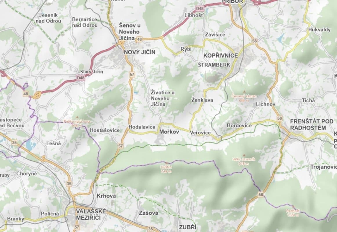 plot for sale, 891 m², Nový Jičín, Moravskoslezský Region plot for sale, 891 m², Nový Jičín, Moravskoslezský Region