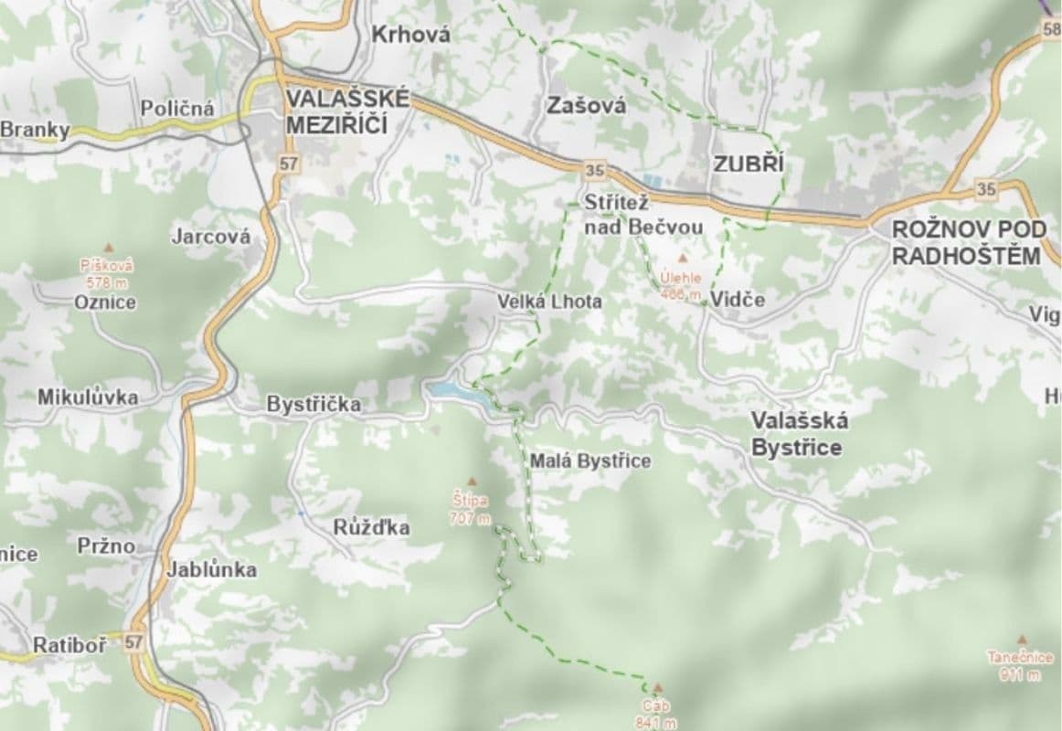 plot for sale, 4,047 m², Růžďka, Zlínský Region plot for sale, 4,047 m², Růžďka, Zlínský Region