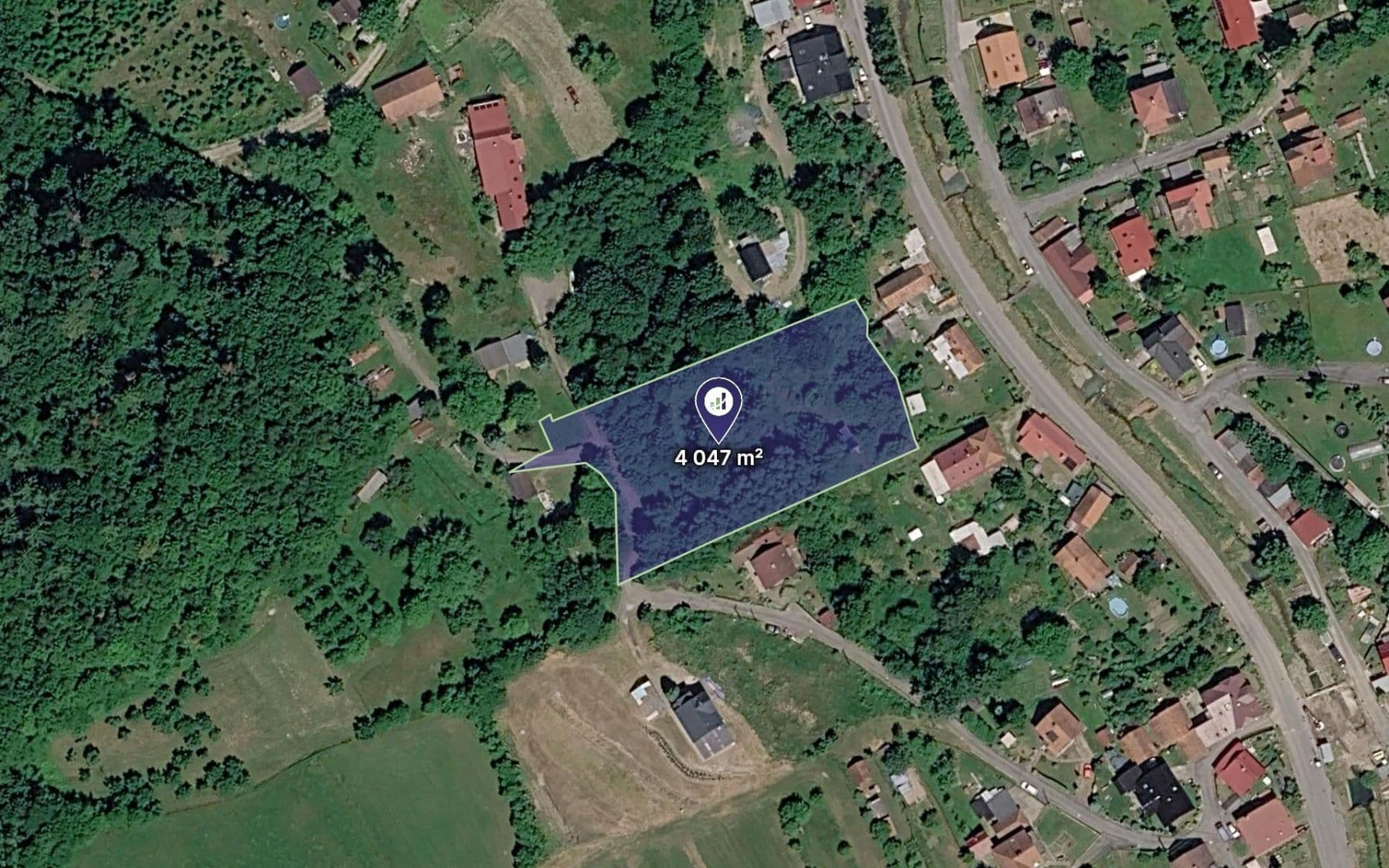 plot for sale, 2,119 m², Růžďka, Zlínský Region plot for sale, 2,119 m², Růžďka, Zlínský Region