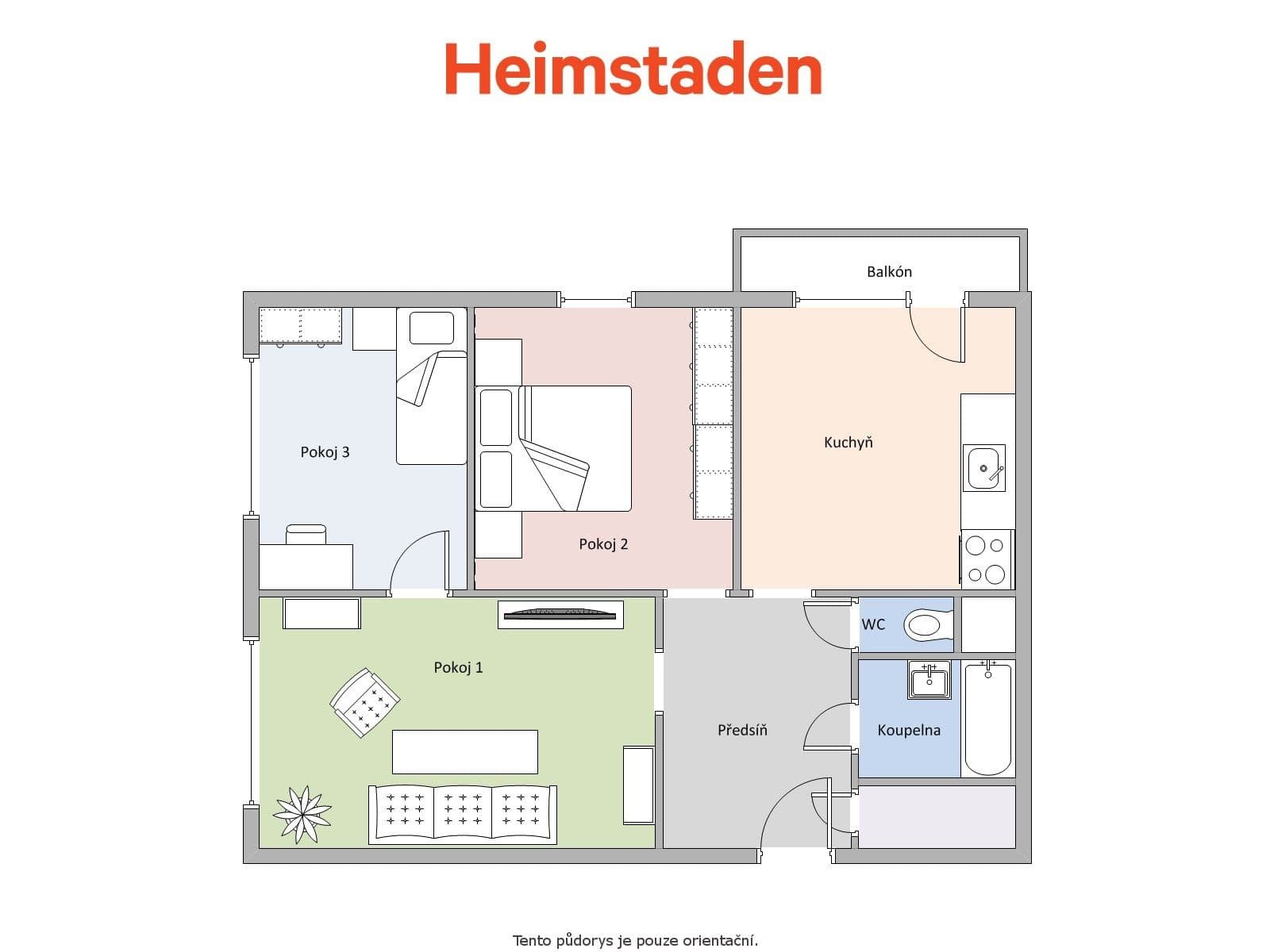 3 bedroom flat to rent, 66 m², Okružní, Český Těšín, Moravskoslezský Region 3 bedroom flat to rent, 66 m², Okružní, Český Těšín, Moravskoslezský Region