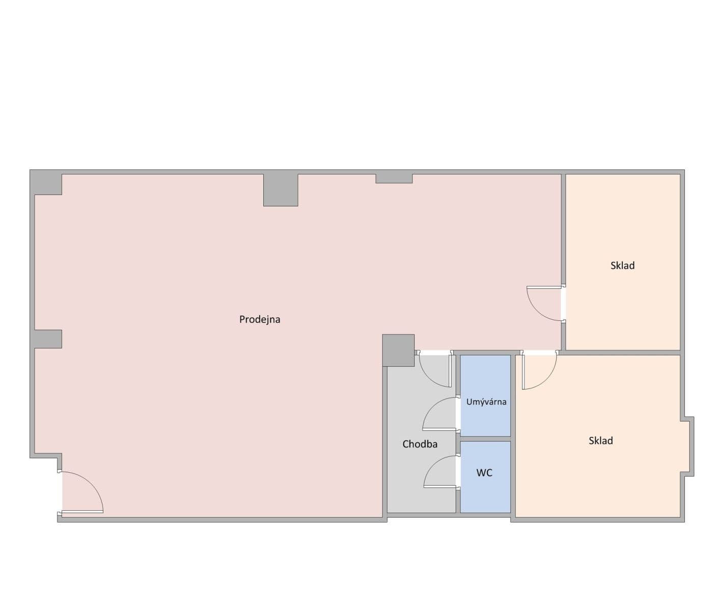 non-residential property to rent, 74 m², tř. Osvobození, Karviná, Moravskoslezský Region non-residential property to rent, 74 m², tř. Osvobození, Karviná, Moravskoslezský Region