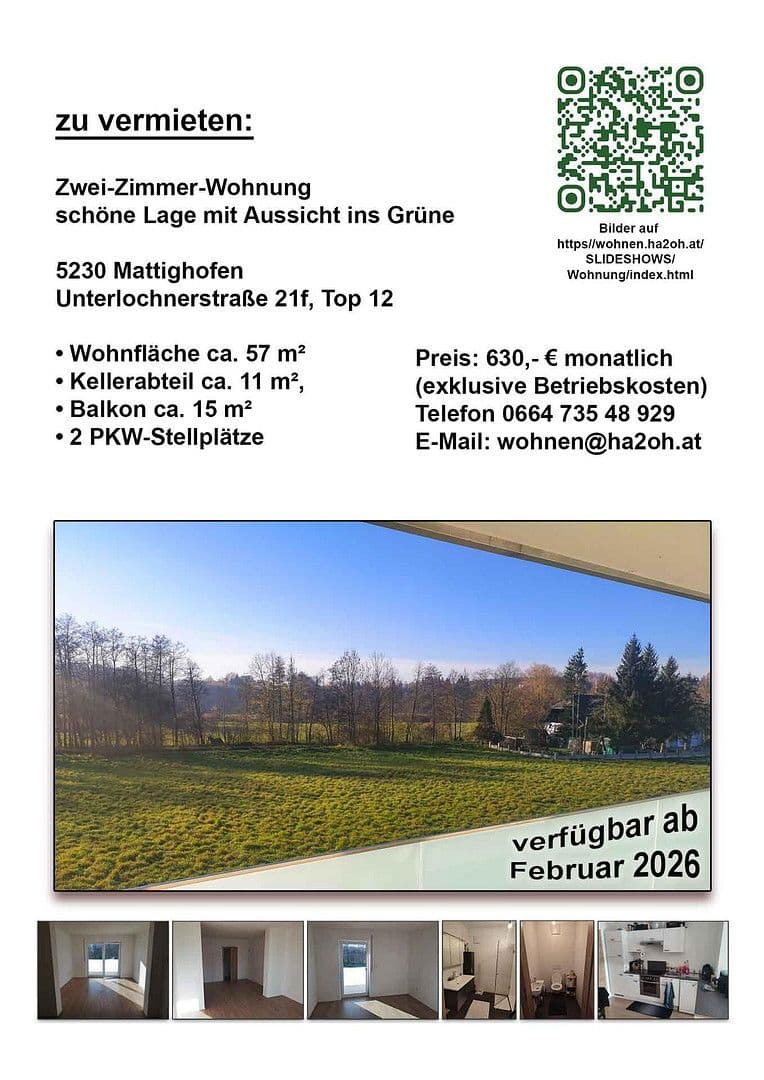 2 bedroom flat to rent, 57 m², Unterlochnerstr. 21f, Mattighofen, Upper Austria 2 bedroom flat to rent, 57 m², Unterlochnerstr. 21f, Mattighofen, Upper Austria