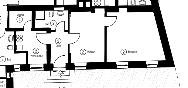 Studio flat to rent, 49 m², Billerstraße 5, Augsburg, Bavaria Studio flat to rent, 49 m², Billerstraße 5, Augsburg, Bavaria