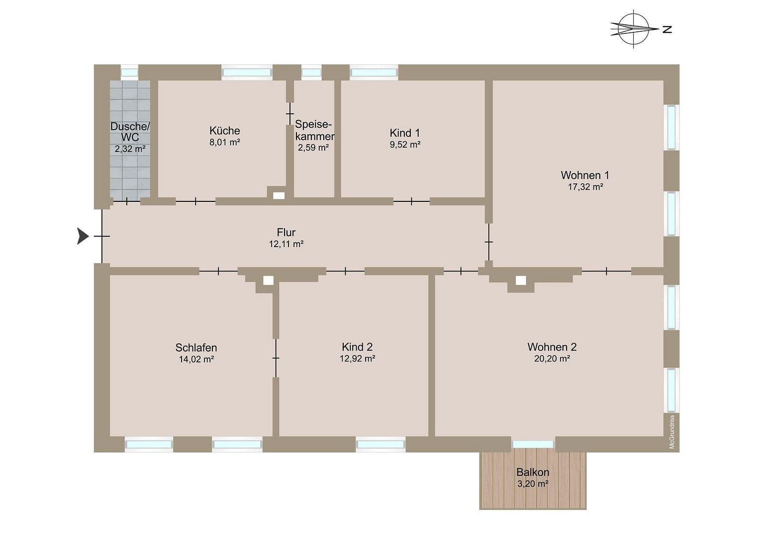 5 bedroom flat for sale, 100 m², Madamenweg 173, Braunschweig, Lower Saxony 5 bedroom flat for sale, 100 m², Madamenweg 173, Braunschweig, Lower Saxony
