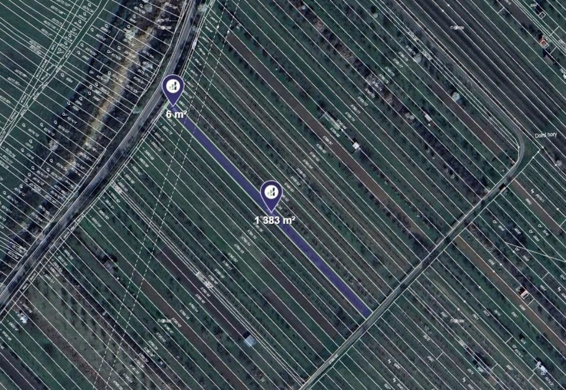 plot for sale, 1,689 m², Strážnice, Jihomoravský Region plot for sale, 1,689 m², Strážnice, Jihomoravský Region