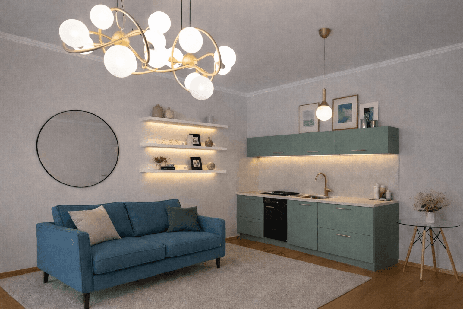 1 bedroom flat to rent, 58 m², Korunní, Prague, Prague 1 bedroom flat to rent, 58 m², Korunní, Prague, Prague