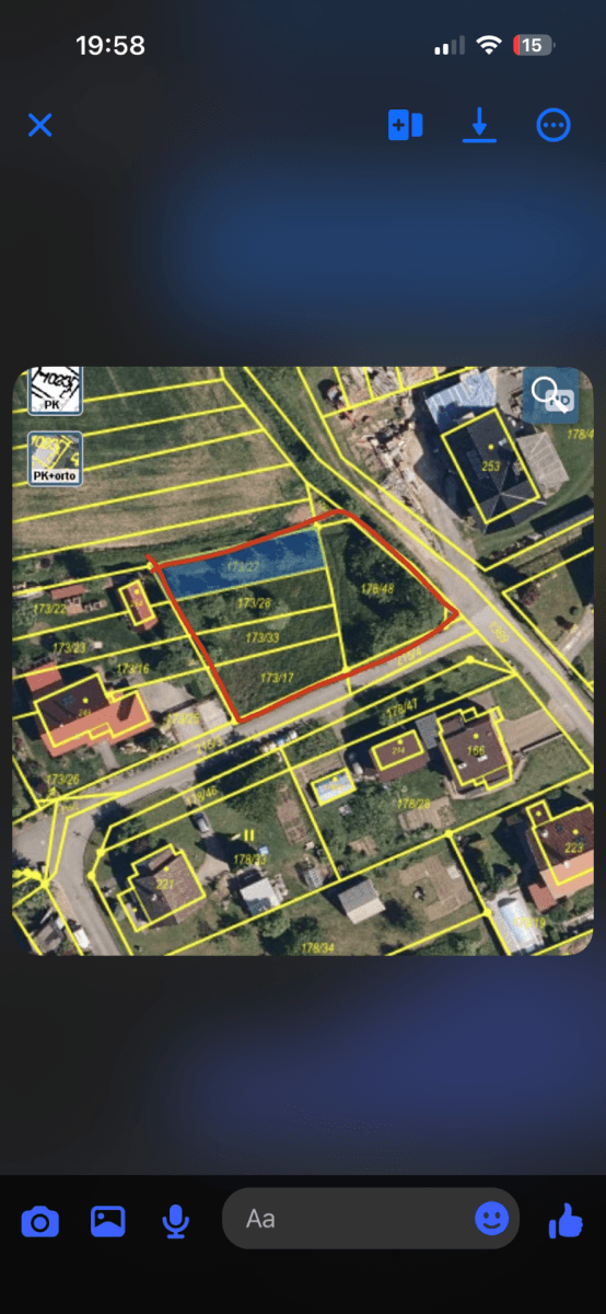 plot for sale, 976 m², Ústí, Olomoucký Region plot for sale, 976 m², Ústí, Olomoucký Region