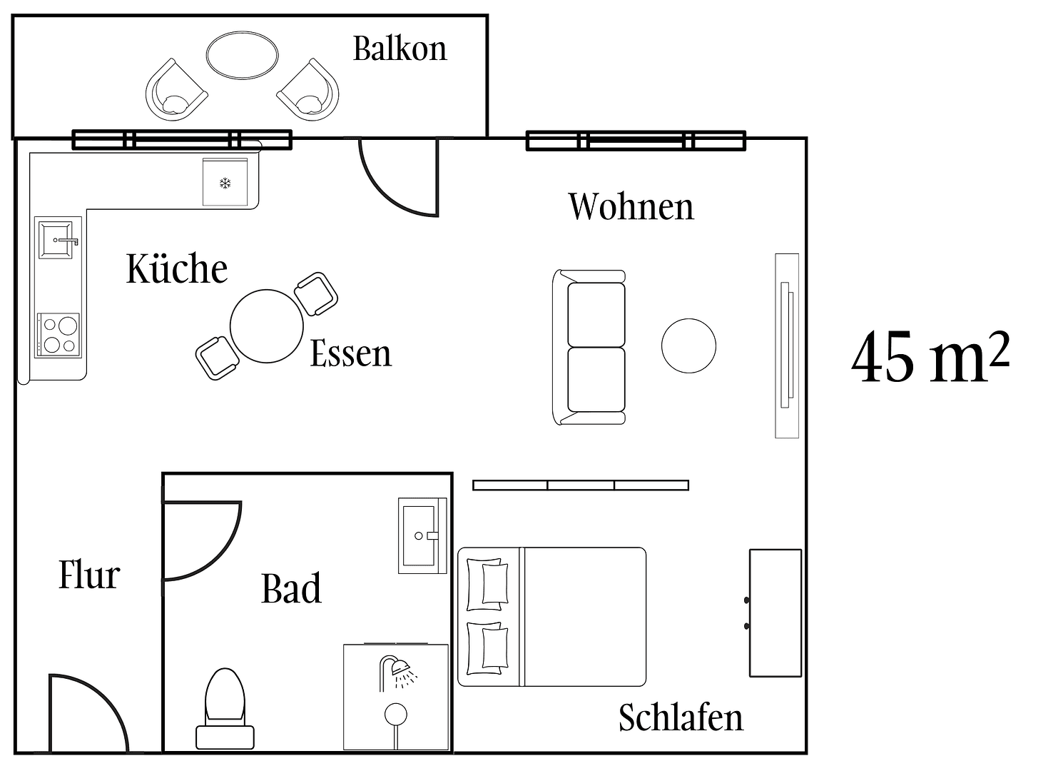 Studio flat to rent, 41 m², Luisenstraße 45, Düsseldorf, North Rhine-Westphalia Studio flat to rent, 41 m², Luisenstraße 45, Düsseldorf, North Rhine-Westphalia
