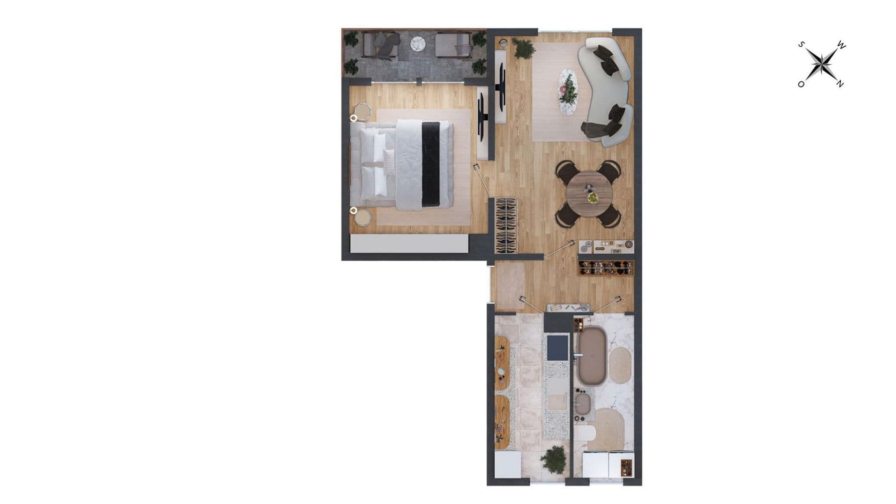 2 bedroom flat to rent, 51 m², Neubau 12, Elterlein, Saxony 2 bedroom flat to rent, 51 m², Neubau 12, Elterlein, Saxony