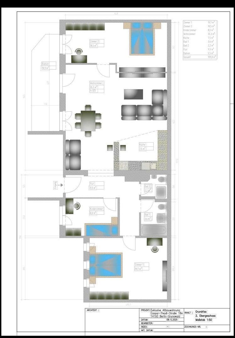 2 bedroom with open-plan kitchen flat for sale, 110 m², berlin, Berlin 2 bedroom with open-plan kitchen flat for sale, 110 m², berlin, Berlin