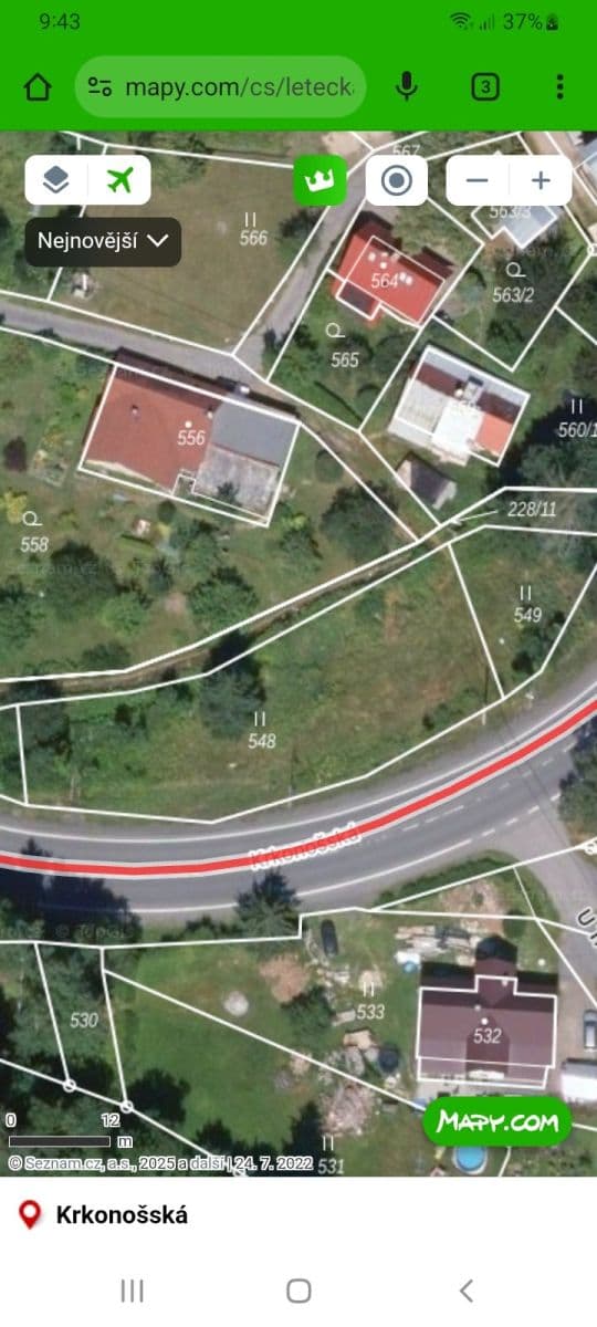 plot for sale, 1,034 m², Krkonošská, Desná, Liberecký Region plot for sale, 1,034 m², Krkonošská, Desná, Liberecký Region