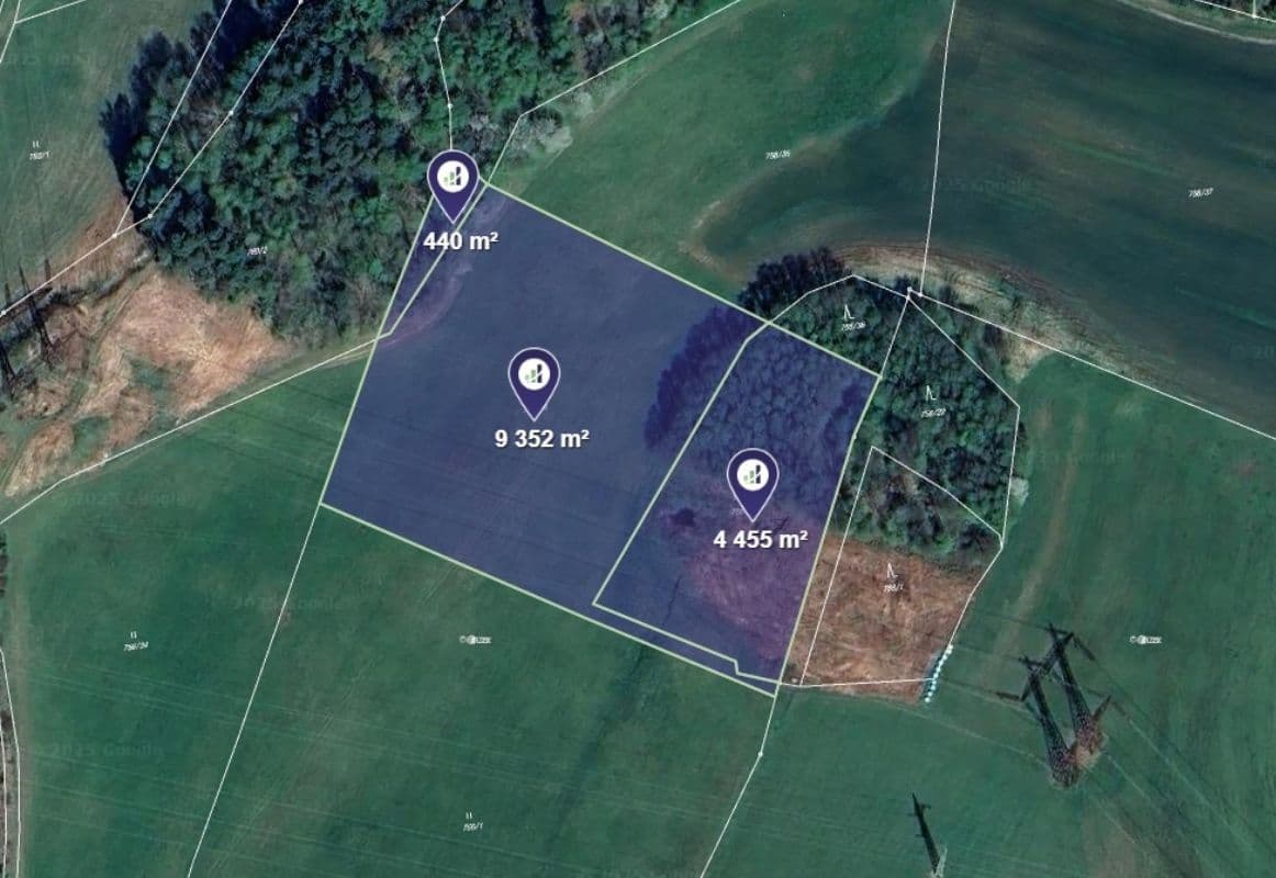 plot for sale, 14,247 m², Český Dub, Liberecký Region plot for sale, 14,247 m², Český Dub, Liberecký Region