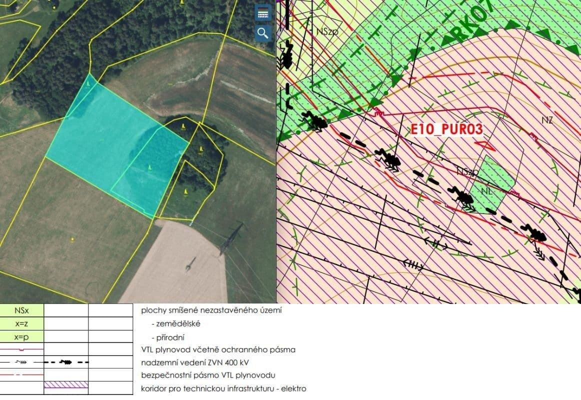 plot for sale, 14,247 m², Český Dub, Liberecký Region plot for sale, 14,247 m², Český Dub, Liberecký Region