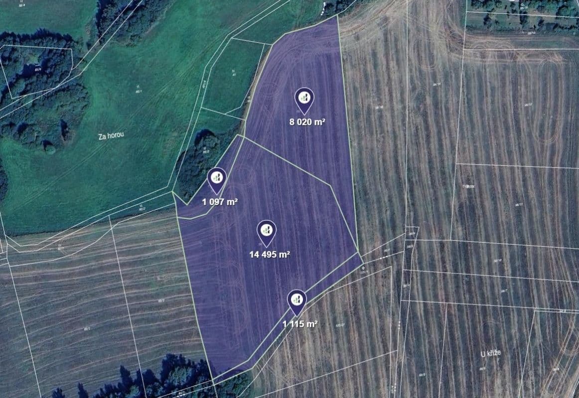 plot for sale, 24,727 m², Životice, Plzeňský Region plot for sale, 24,727 m², Životice, Plzeňský Region