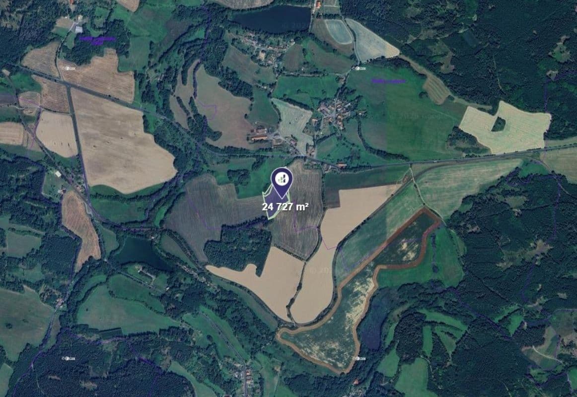 plot for sale, 24,727 m², Životice, Plzeňský Region plot for sale, 24,727 m², Životice, Plzeňský Region