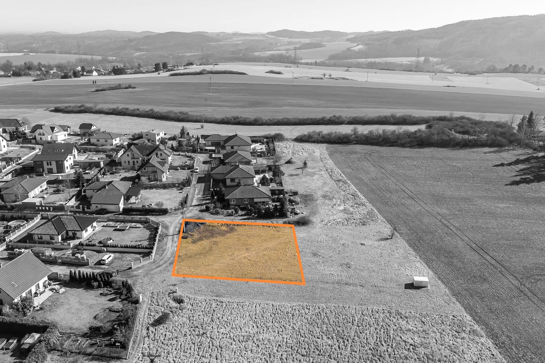 plot for sale, 1,031 m², Malá Hraštice, Středočeský Region plot for sale, 1,031 m², Malá Hraštice, Středočeský Region