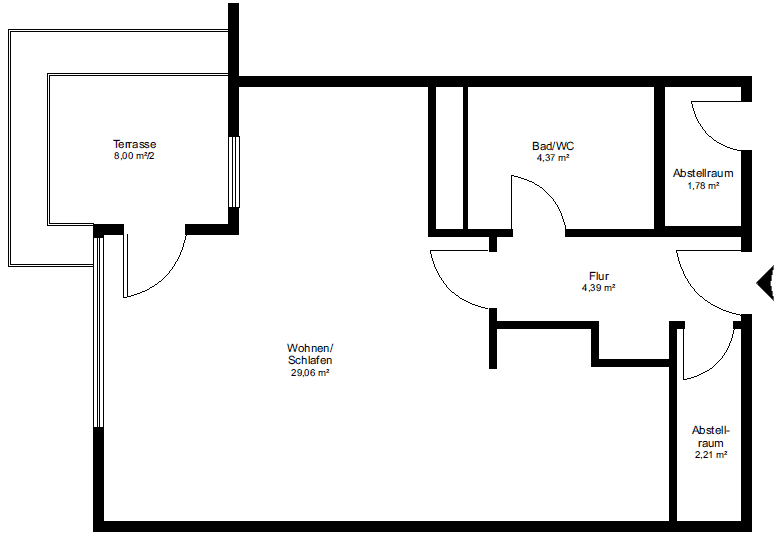 1 bedroom flat to rent, 43 m², Rossäcker Straße 1, Weinsberg, Baden-Württemberg 1 bedroom flat to rent, 43 m², Rossäcker Straße 1, Weinsberg, Baden-Württemberg