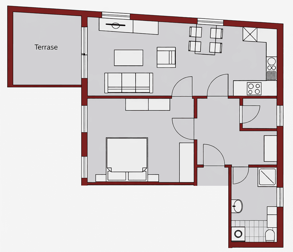 2 bedroom flat to rent, 69 m², Hauptstraße 27, Volkach, Bavaria 2 bedroom flat to rent, 69 m², Hauptstraße 27, Volkach, Bavaria