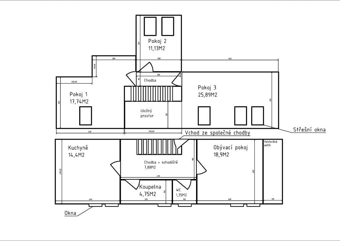 4 bedroom flat for sale, 104 m², Na Mlynářce, Rudná, Středočeský Region 4 bedroom flat for sale, 104 m², Na Mlynářce, Rudná, Středočeský Region
