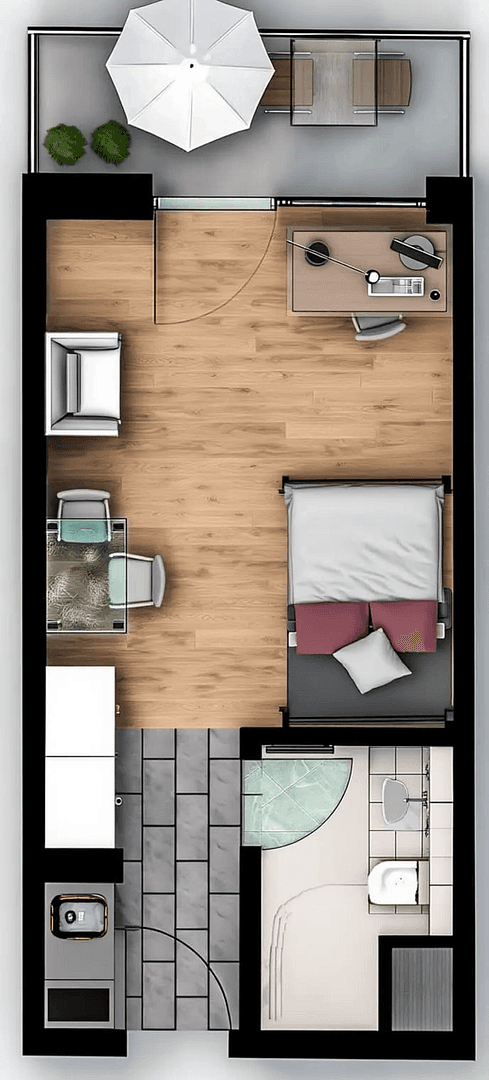 1 bedroom flat for sale, 25 m², Blumenstrasse 14a, Regensburg, Bavaria 1 bedroom flat for sale, 25 m², Blumenstrasse 14a, Regensburg, Bavaria