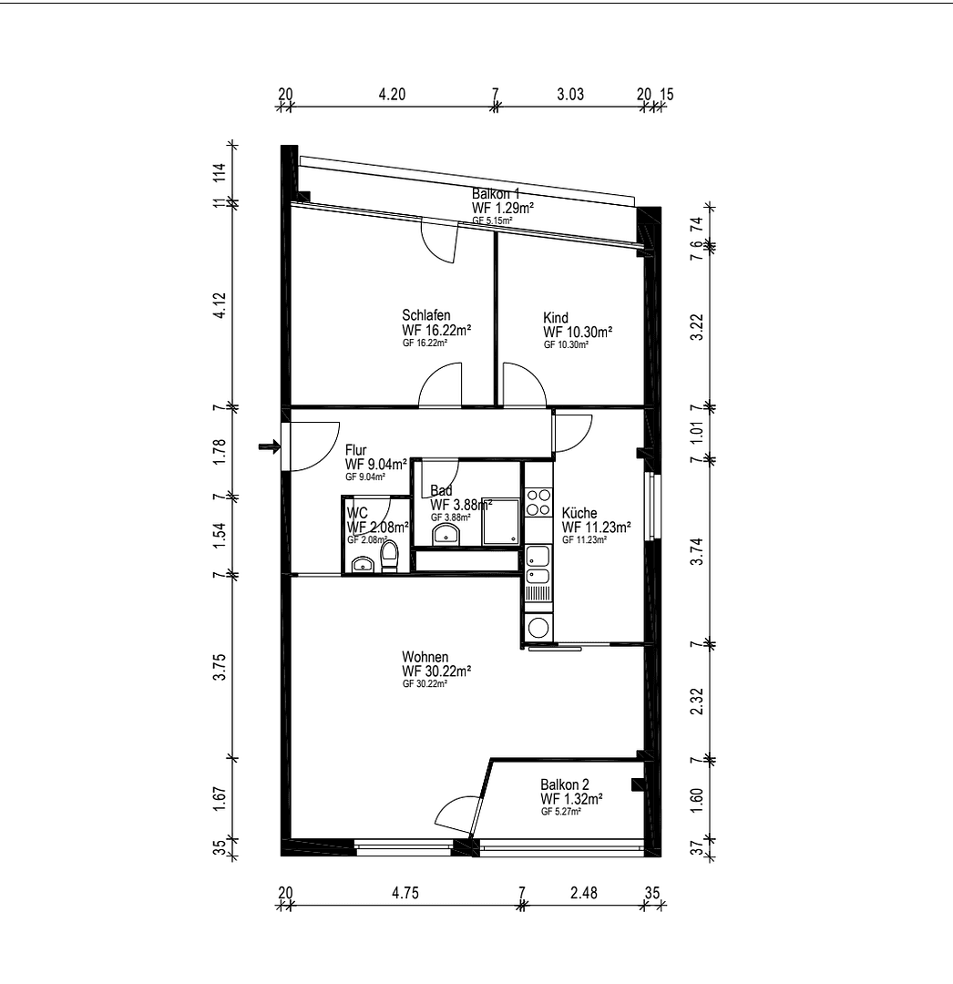 3 bedroom flat for sale, 85 m², Bremerhaven, Bremen 3 bedroom flat for sale, 85 m², Bremerhaven, Bremen