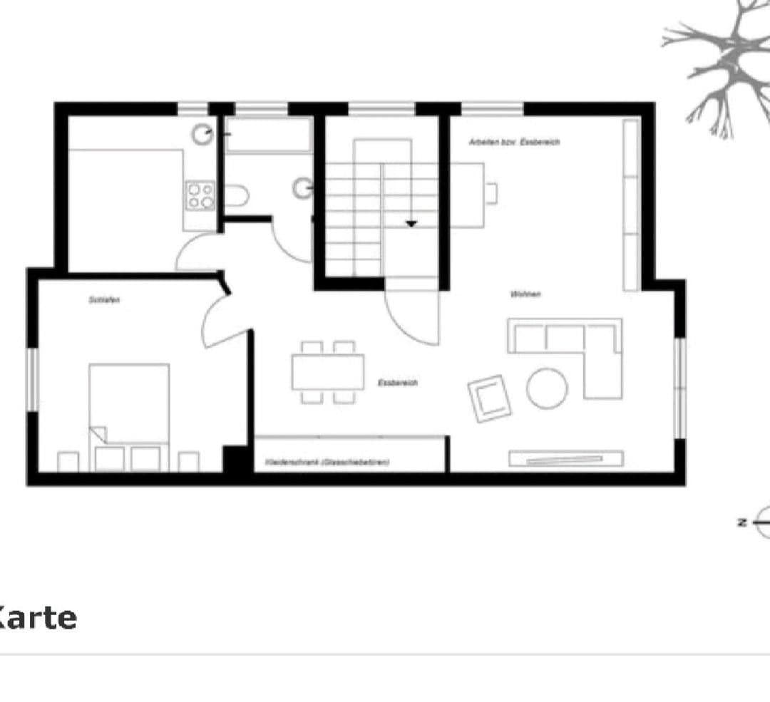 2 bedroom flat to rent, 60 m², Bruchköbel, Hesse 2 bedroom flat to rent, 60 m², Bruchköbel, Hesse