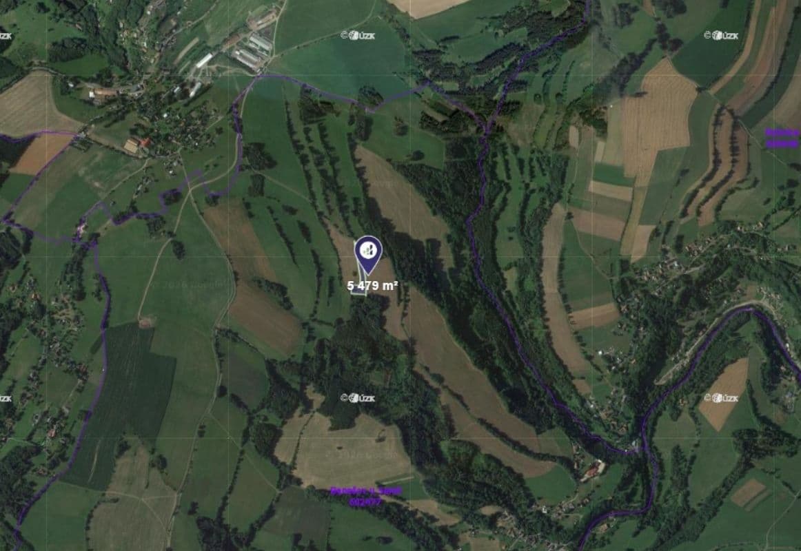 plot for sale, 5,479 m², Benešov u Semil, Liberecký Region plot for sale, 5,479 m², Benešov u Semil, Liberecký Region