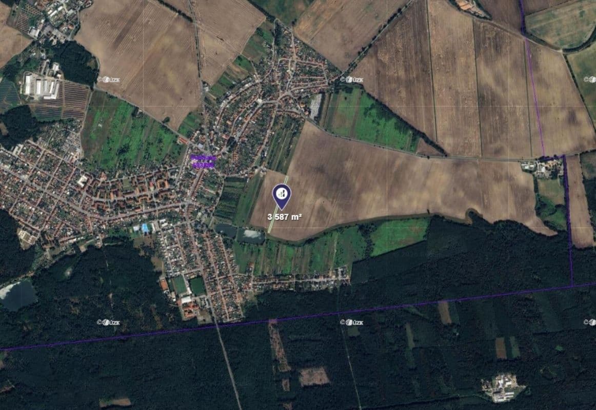plot for sale, 3,587 m², Dubňany, Jihomoravský Region plot for sale, 3,587 m², Dubňany, Jihomoravský Region