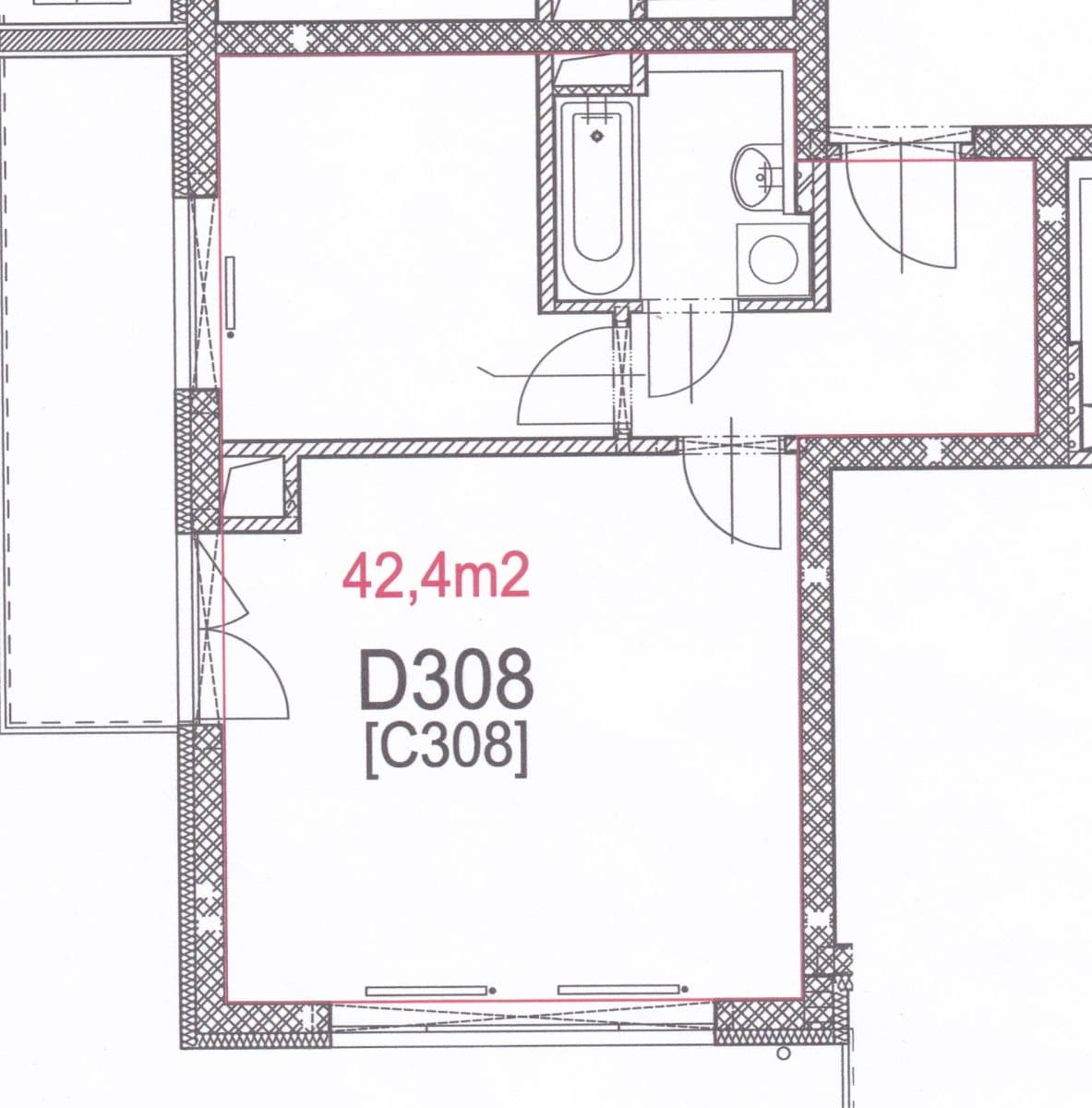 1 bedroom with open-plan kitchen flat for sale, 40 m², Farkašova, Prague, Prague 1 bedroom with open-plan kitchen flat for sale, 40 m², Farkašova, Prague, Prague