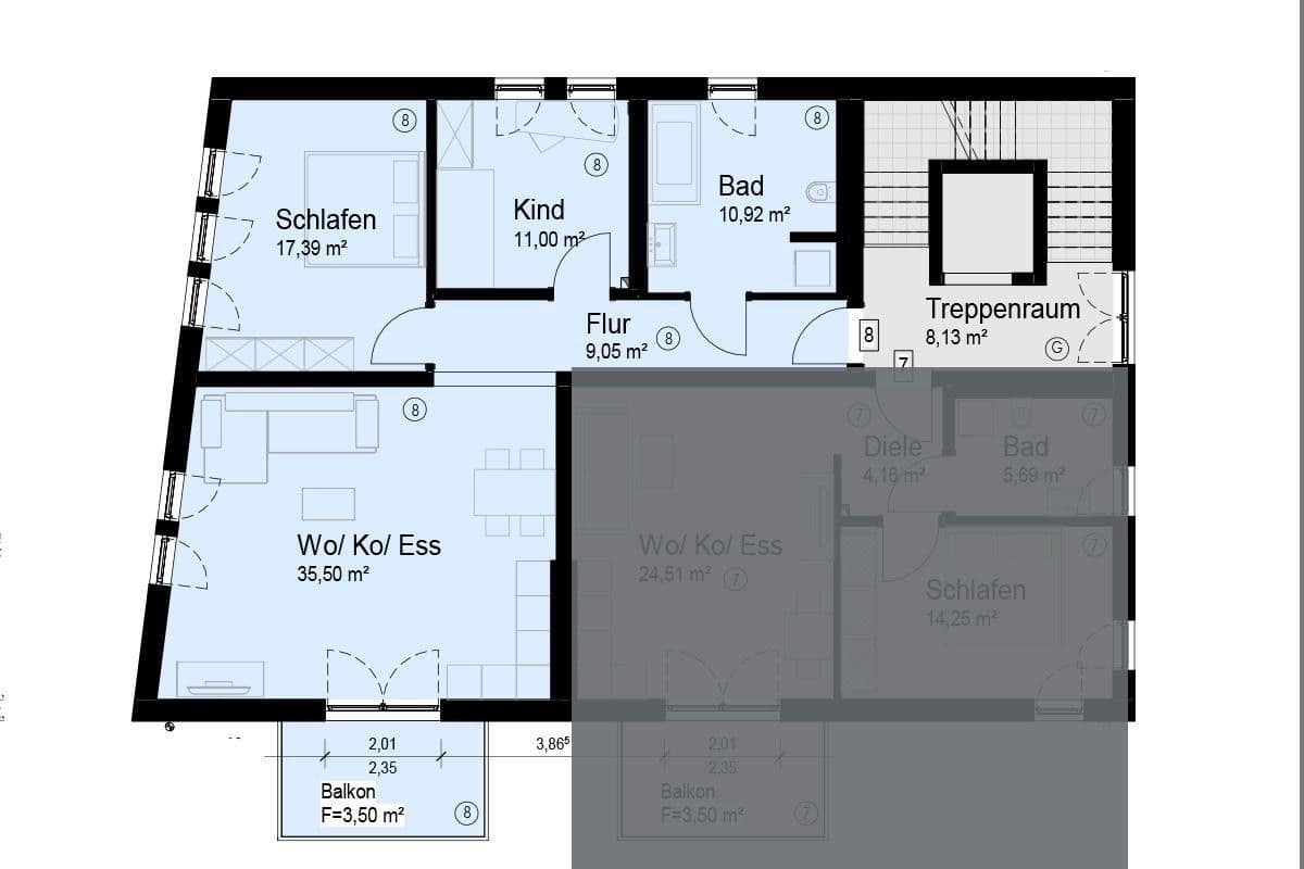 3 bedroom flat for sale, 88 m², Burgauer Straße 18a, Krumbach (Schwaben), Bavaria 3 bedroom flat for sale, 88 m², Burgauer Straße 18a, Krumbach (Schwaben), Bavaria