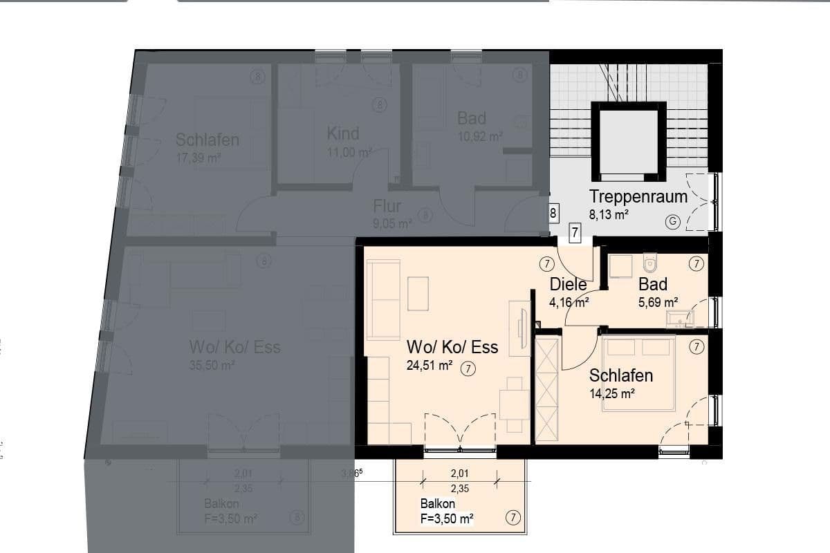2 bedroom flat for sale, 53 m², Burgauer Straße 18a, Krumbach (Schwaben), Bavaria 2 bedroom flat for sale, 53 m², Burgauer Straße 18a, Krumbach (Schwaben), Bavaria