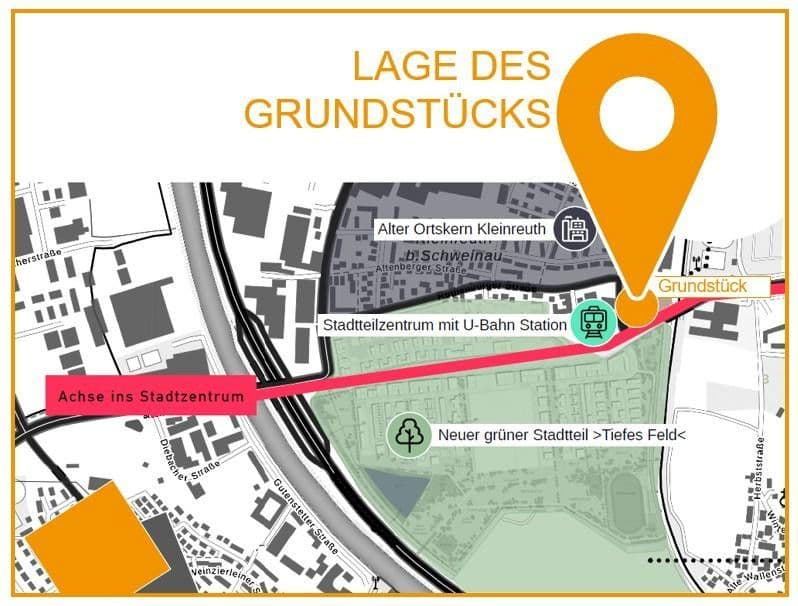 plot for sale, 3,641 m², Rothenburger Str. 443, Nürnberg, Bavaria plot for sale, 3,641 m², Rothenburger Str. 443, Nürnberg, Bavaria