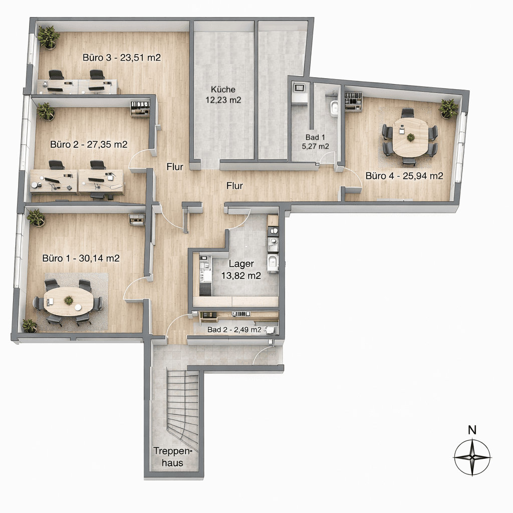 office to rent, 170 m², Bremen, Bremen office to rent, 170 m², Bremen, Bremen