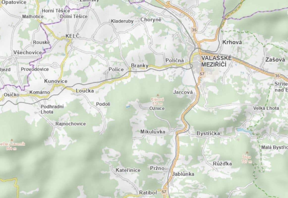 plot for sale, 4,194 m², Police, Zlínský Region plot for sale, 4,194 m², Police, Zlínský Region