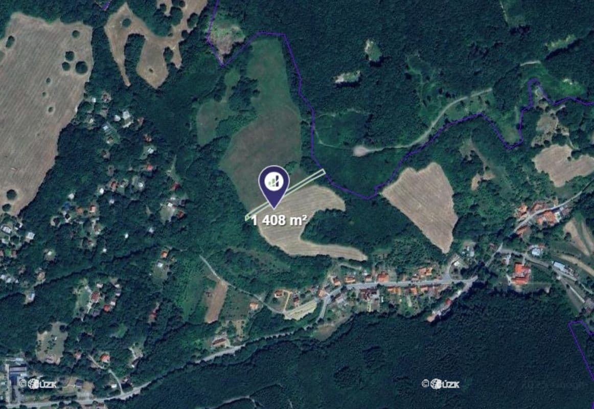 plot for sale, 1,408 m², Nová Lhota, Jihomoravský Region plot for sale, 1,408 m², Nová Lhota, Jihomoravský Region