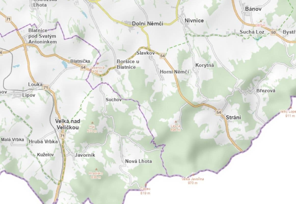 plot for sale, 2,147 m², Nová Lhota, Jihomoravský Region plot for sale, 2,147 m², Nová Lhota, Jihomoravský Region