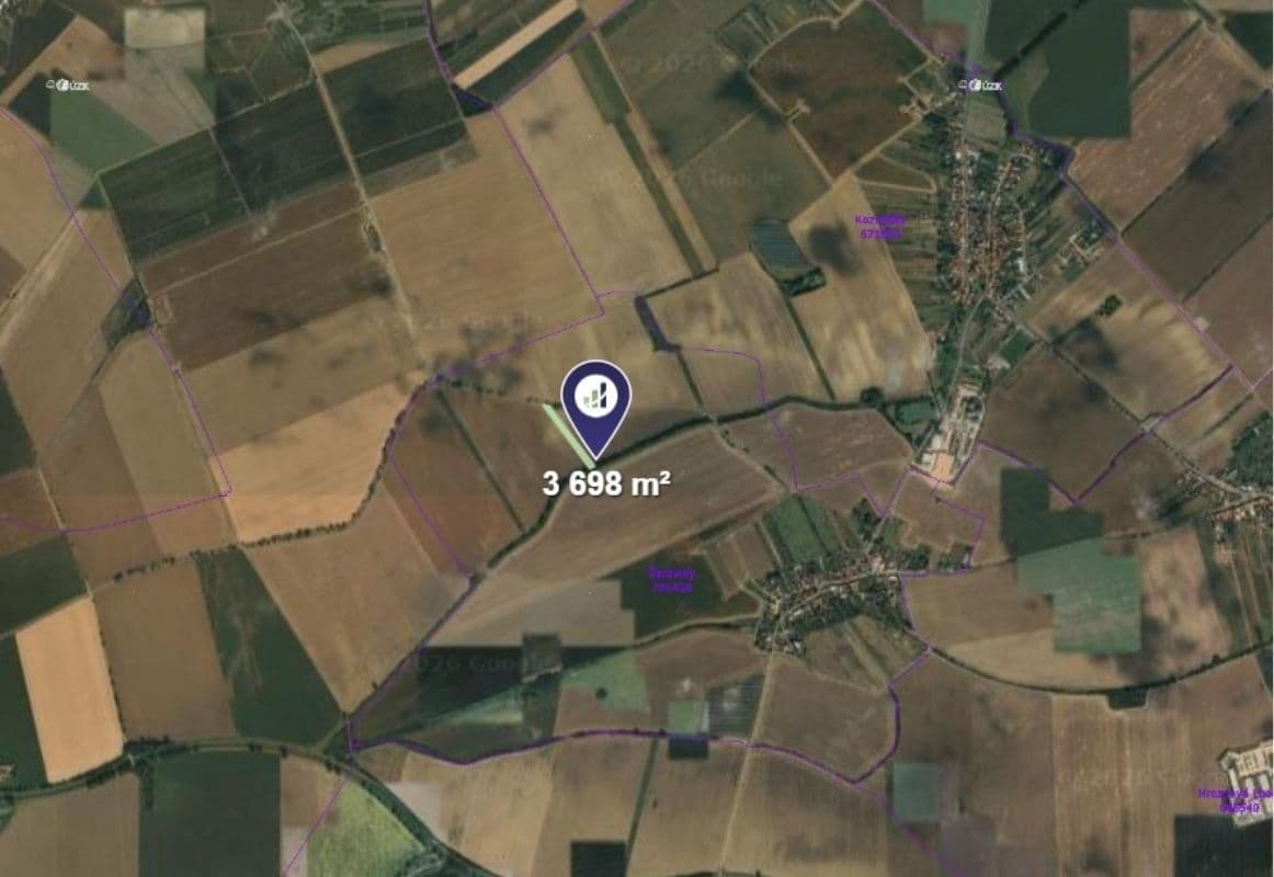 plot for sale, 308 m², Žeraviny, Jihomoravský Region plot for sale, 308 m², Žeraviny, Jihomoravský Region