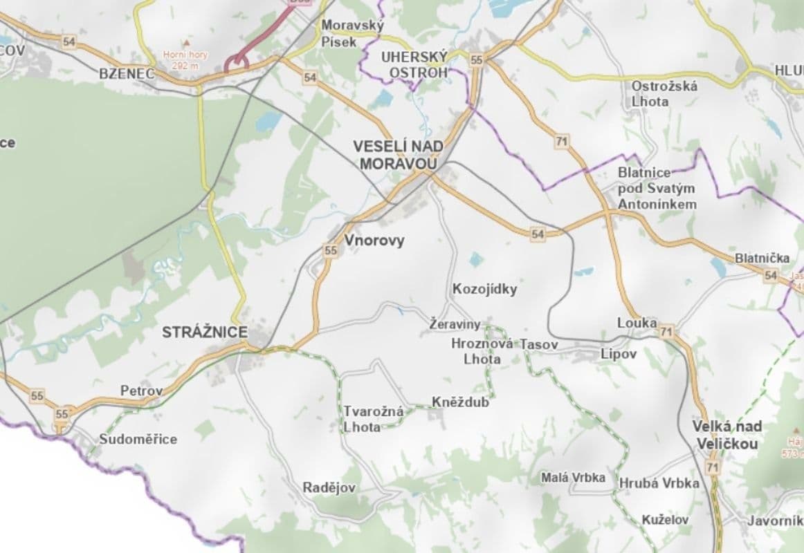 plot for sale, 308 m², Žeraviny, Jihomoravský Region plot for sale, 308 m², Žeraviny, Jihomoravský Region